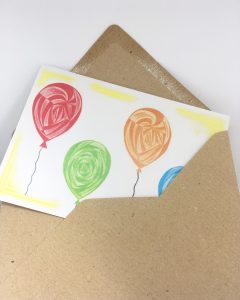 Duurzame verjaardagskaart