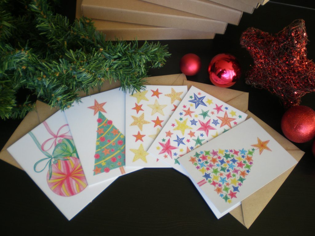 Gerecyclede kerstkaarten