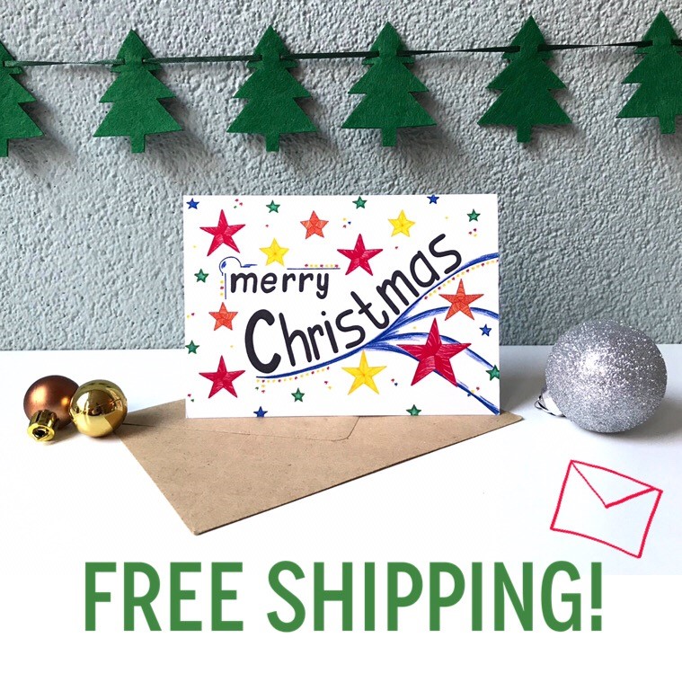 Gratis verzending, duurzame kaarten gerecycled papier